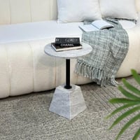 طاولة خدمة دائري بديل رخام