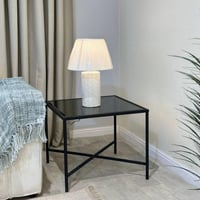 زاوية مربع اسود زجاج اسود