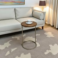 طاولة خدمة دائرية – تصميم خشبي فاخر بقاعدة شمباني...