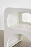 كومدينه خشب لون ابيض رش امريكي