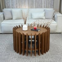 طاولة ضيافة قشرة جوز الهند