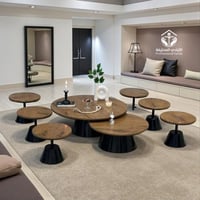 طقم طاولات ضيافة ارضي 8قطع