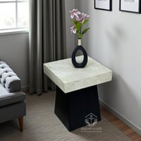 طاولة مربعة بسطح بديل الرخام | تصميم فاخر للمساحات...