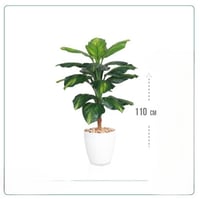 شجر صناعي سطل ابيض 110 سم