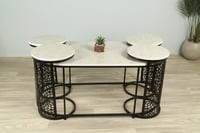 طقم طاوله ليزرمع الخدمات