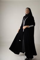 Black Velvet Abaya