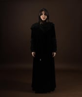 BLACK VELVRT-BLACK LACE