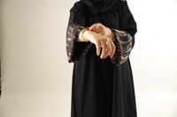 Black and Gold Abaya