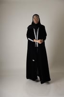 Black Velvet Abaya
