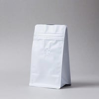 كيس قهوة ألمنيوم أبيض ( 250 جم ) (1000 حبة)