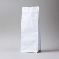 كيس قهوة ألمنيوم أبيض ( 1 كجم ) (100 حبة)