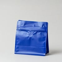 كيس قهوة عريض أزرق (250 جم) (1000 حبة)