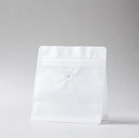 كيس قهوة عريض أبيض شفاف ( 250 جم ) (100 حبة)