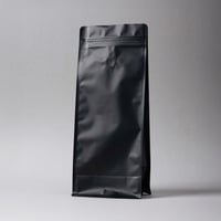 كيس قهوة ألمنيوم أسود ( 1 كجم ) (500 حبة)