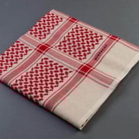 شماغ جفنشي كلاسيك احمر بيج شتوي