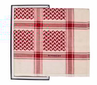 شماغ جفنشي كلاسيك احمر بيج شتوي