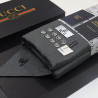 قماش شتوي ماركة قوتشي رمادي مقلم A3