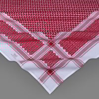 شماغ البسام البصمة احمر مميز