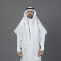 شماغ البسام بريز أبيض