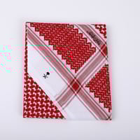 شماغ ملكي خاص أحمر دم الغزال