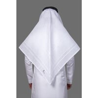 شماغ البسام جون لين ابيض الجديد