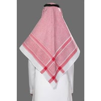 شماغ البسام البصمة 27 ختم احمر و ابيض