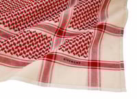 شماغ جفنشي كلاسيك احمر بيج شتوي