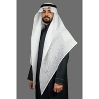 شماغ البسام البصمة البيضاء الشكل الجديد