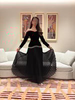 فستان اسود كلاسك