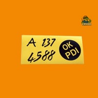 استيكر OK أصفر