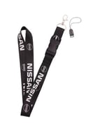 تعليقة مفاتيح نيسان باللون الأسود