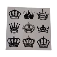 مجموعة الملصقات التاج الملكية