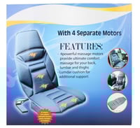 مقعد مساج للكرسي مع 4 محركات