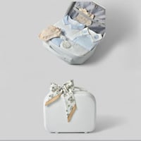 طقم هدايا مواليد أولاد – فخامة ونعومة في حقيبة واح...