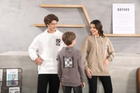 هودي شبابي أوفر سايز بطبعة خلفية - Stunning Hoodie