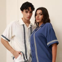 قميص اوفر سايز بأكمام قصيرة - Oversized Shirt