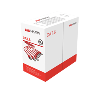 كابل CAT6 أبيض من هيكفيجن بالمترUTP بسمك 24AWG (طو...