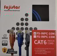 كيبل cat6 - 10متر - فوجي ستار