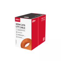 كابل CAT6 لون برتقالي بطول 300 متر دهوا
