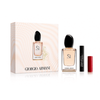 طقم ارماني Si او دو بارفيوم (عطر 50مل+ماسكارا 2مل+...