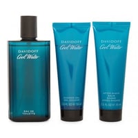 طقم دافيدوف كول ووتر الرجالي تواليت (عطر 125مل+شاو...