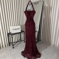 فستان سونا البرغندي