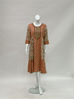 جلابية ميد هندى 6128