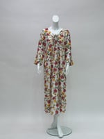 قميص ميدي نسائي لنن منقوش ng006