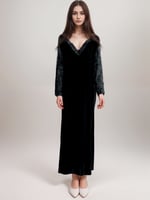 جلابية مخمل MS001