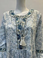 جلابية هندي بنقوش وكم واسع Z931