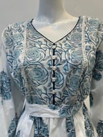 جلابية هندي كشميري منقوشة بالزهور Z950