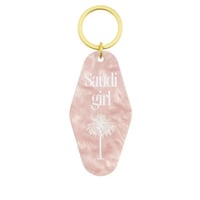 Saudi girl keychain