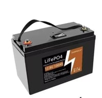 بطارية ليثيوم120مبير 12.8 فولت مستعمل 8 سنوات