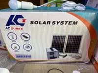 منظومات 12امبير للشحن واظائه مع 4 لمبات على 12 فول...